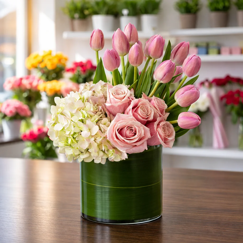 Beautiful Pink Tulips