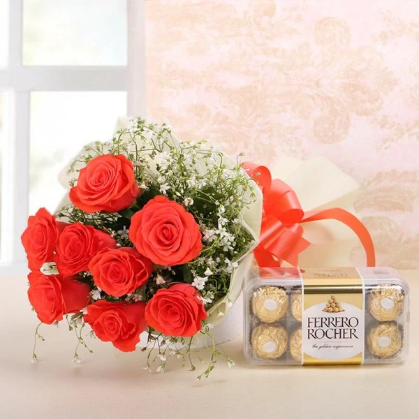 Reddish Ferrero Roses